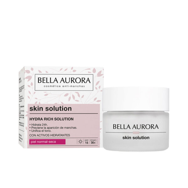 Bella Aurora Hydra Rich intensive anti-stain moisturizing cream näokreem SPF15 50 ml Bella Aurora Hydra Rich Intensive Näokreem