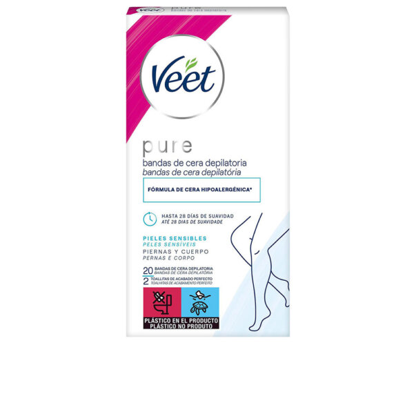 PURE WAX STRIPS for sensitive skin 20 units Pure Wax Strips For Nahahooldustoode