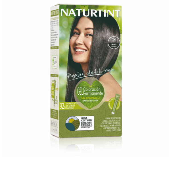 NATURTINT ammonia-free dye #1N-Black Ebony 170 ml Ammonia Free Dye #1N