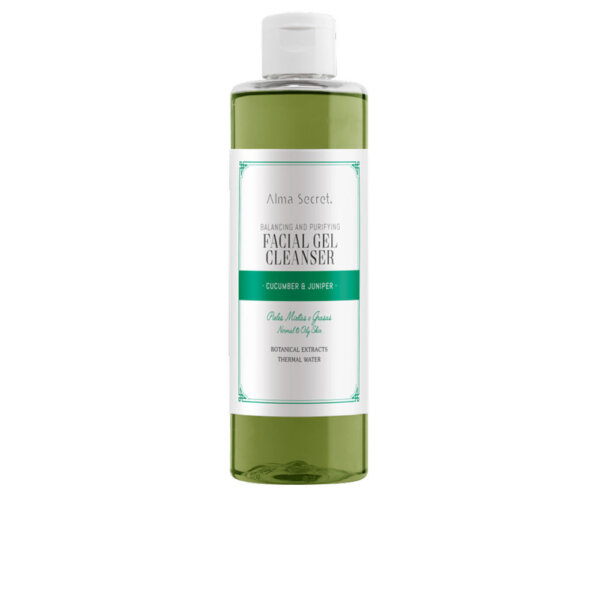 Balancing and purifying FACIAL GEL CLEANSER cucumber & juniper 200 ml Balancing And Purifying Facial