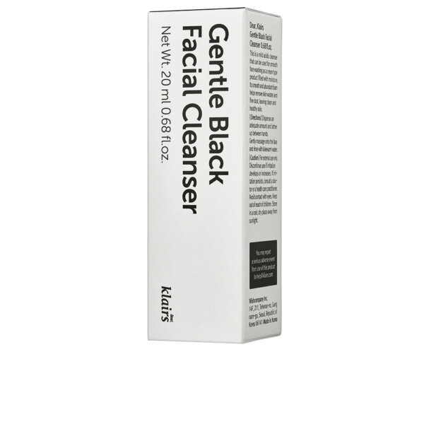 GENTLE BLACK facial cleanser 20 ml Gentle Black Facial Cleanser 20ml