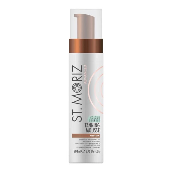 St. Moriz TANNING MOUSSE colour corrector #medium 200 ml