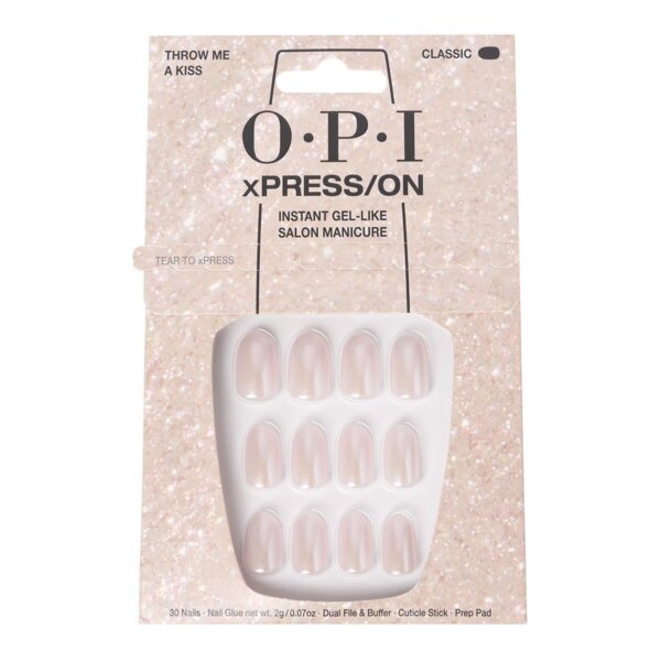 OPI xPRESS/ON Artificial Nails Iconic Shades #Throw Me a Kiss 30 units OPI xPRESS/ON Artificial Nails Iconic Shades #Throw Me a Kiss 30 units