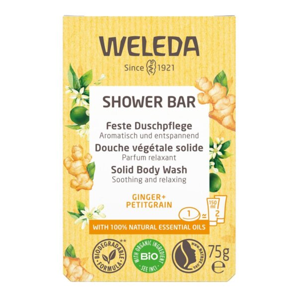 Weleda Shower Bar ( Ginger + Petitgrain )
