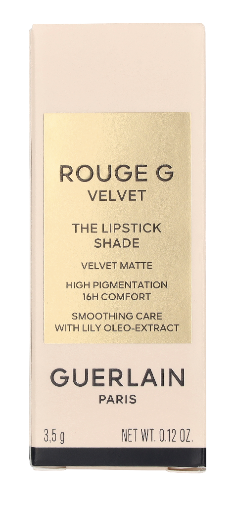Guerlain Rouge G Velvet huulepulk 3,5 g Guerlain Rouge G Velvet Lipstick 3,5 g