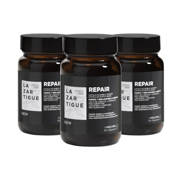 REPAIR double action capsules strength and shine 90 units 90 tk Lazartigue Juuksehooldustoode