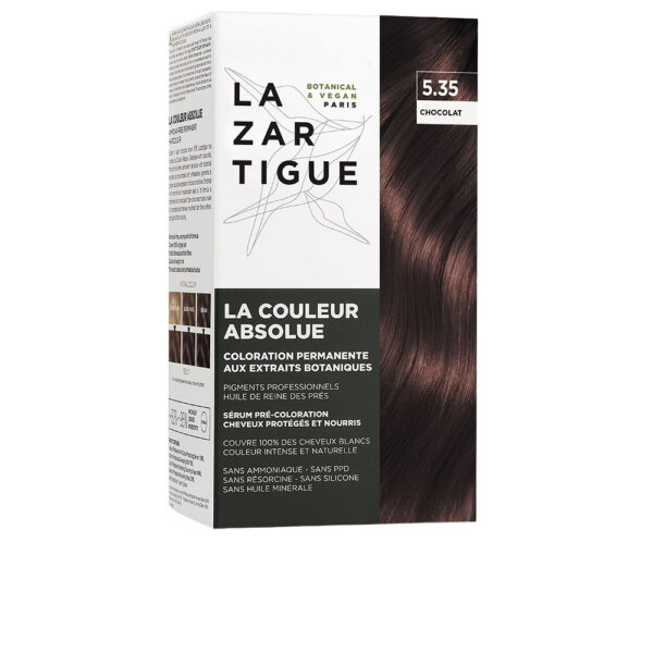 LA COULEUR ABSOLUE ammonia-free permanent hair color #5.35 1 tk Lazartigue La Couleur Absolue 5.35 juuksevärv