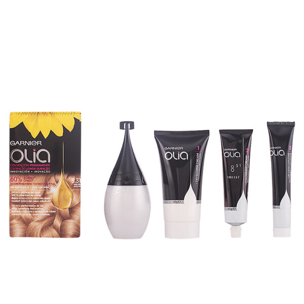 OLIA coloración permanente sin amoniaco #8.31-rubio miel 1 u Garnier Olia juuksevärv toon 8.31