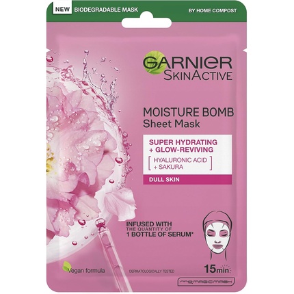 SkinActive Moisture Bomb (Sakura) - Face mask 1 tk SkinActive Moisture Bomb Sakura
