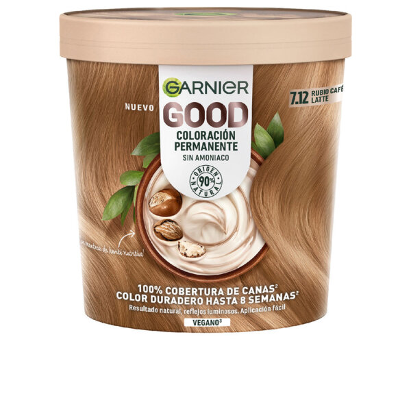GOOD permanent color #7.12 latte blonde 217 ml Garnier Juuksevärv