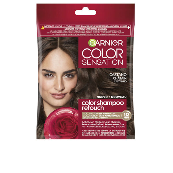 COLOR SENSATION tone on tone color shampoo #4.0-brown 1 u Garnier Color