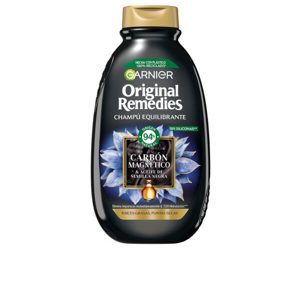 ORIGINAL REMEDIES Magnetic Charcoal Shampoo 400 ml Original Remedies Magnetic Charcoal