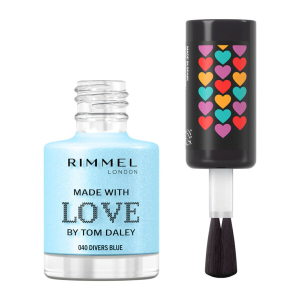 MADE WITH LOVE by Tom Daley nail polish #853-pillow talk 8 ml Rimmel London Made Meigitoode