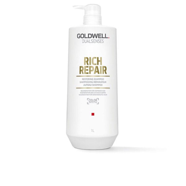 Dualsenses Rich Repair Cream Shampoo For Dry And Stressed Hair ( Dry and Brittle Hair ) 1000 ml Dualsenses Rich Šampoon