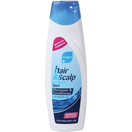 XPel Medipure Hair & Scalp Shampoo & Conditioner 2in1 - Dandruff shampoo and conditioner 400 ml