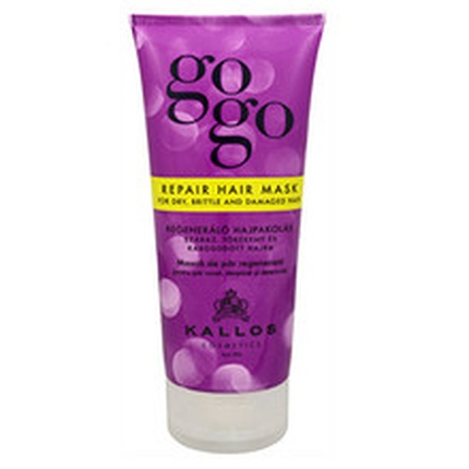 GoGo Repair Hair Mask For Dry, Brittle And Damaged Hair 200 ml Kallos GoGo Mask