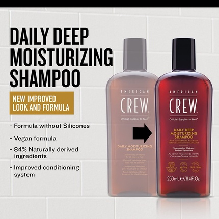 DAILY DEEP MOISTURIZING shampoo 100 ml American Crew Šampoon