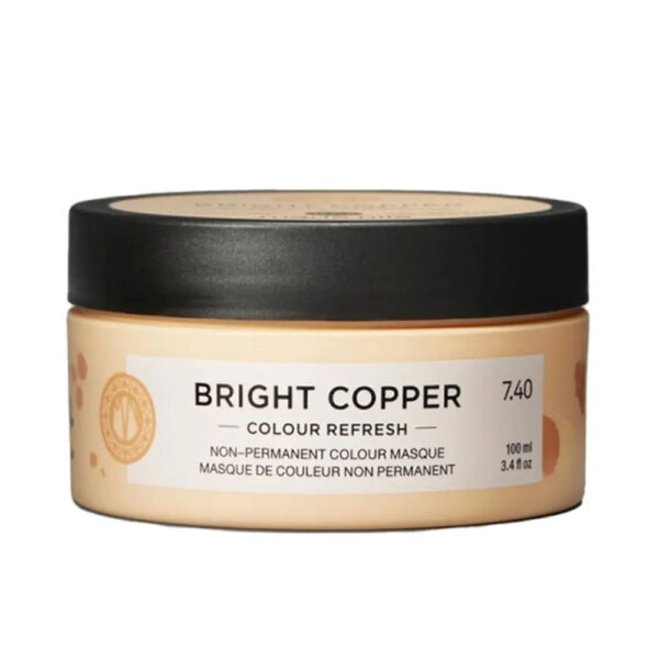 Bright Copper Colour Refresh Mask - Gentle nourishing mask without permanent color pigments 100 ml Maria Nila Mask