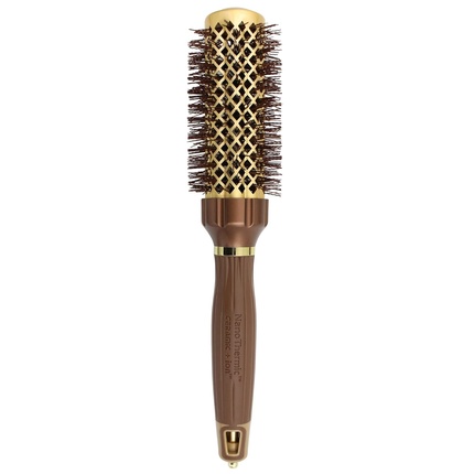 NanoThermic Ceramic+Ion PowerGrip NT-G34 - round brush Olivia Garden Nanothermic Juuksehari