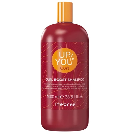 Up to You Curl Boost Shampoo - wavy, curly and coily hair 1000 ml Inebrya Šampoon