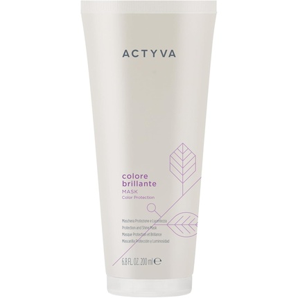 Actyva Colore Brillante Protection and Shine Mask - Posilující maska pro lesk a ochranu barvených vlasů 200 ml Actyva Colore Brillante Mask