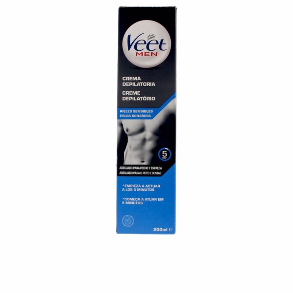 VEET MEN hair removal gel cream sensitive skin 200 ml Men Hair Removal Kreem