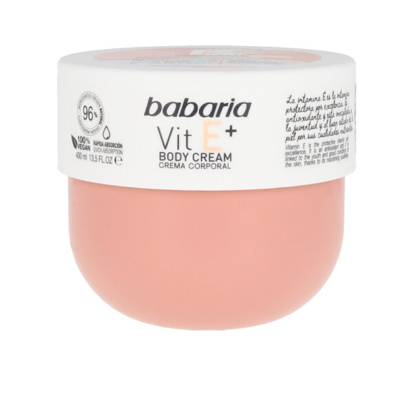 VITAMIN E+ body cream 100% vegan 400 ml Vitamin E+ 100% Vegan