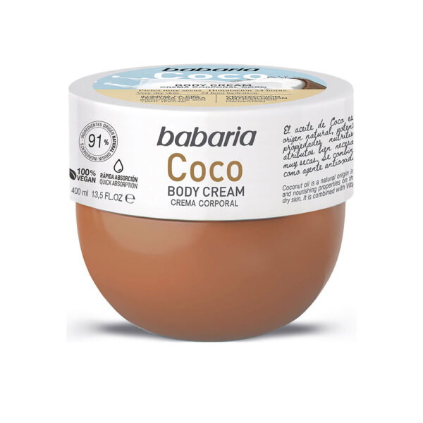 COCO body cream 400 ml Babaria Coco Kreem