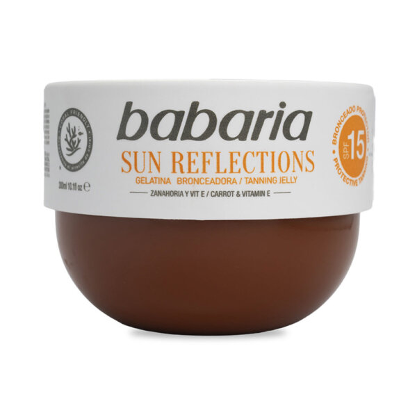 SUN REFLECTIONS gelatina bronceadora SPF15 300 ml Babaria Geel