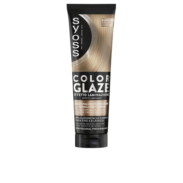 COLOR GLAZE mattifying color mask with laminated effect #Blonde Beige 130 ml Syoss Color Glaze