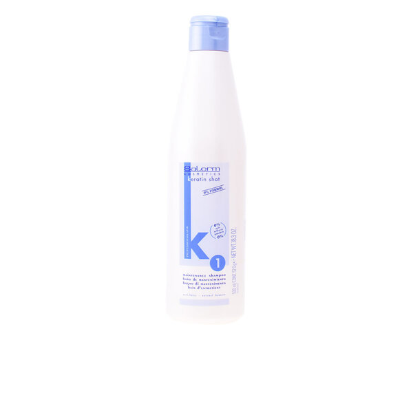 KERATIN SHOT maintenance shampoo 500 ml Salerm Keratin Shot Šampoon
