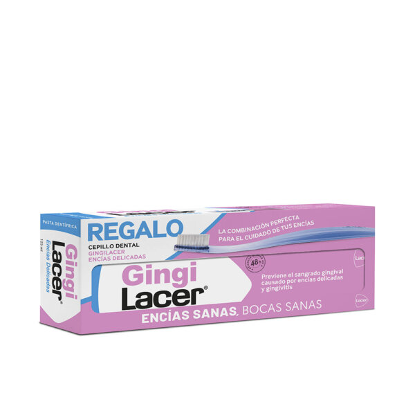 GINGILACER TOOTHPASTE + TOOTHBRUSH 2 PACK Lacer Gingilacer hambapasta ja hambahari