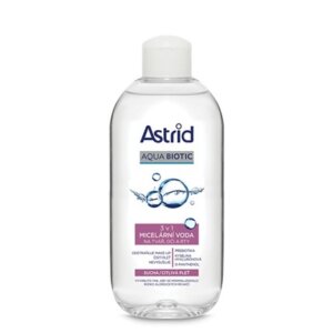Astrid Micellar water 3 in 1 for face, eyes and lips for dry and sensitive skin Aqua Biotic 200 ml