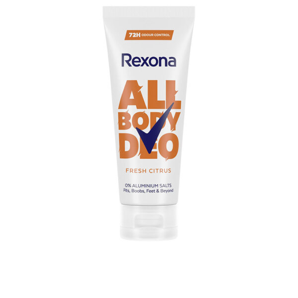 REXONA FRESH CITRUS UNISEX all-over body deo cream 75 ml Rexona Deodorant