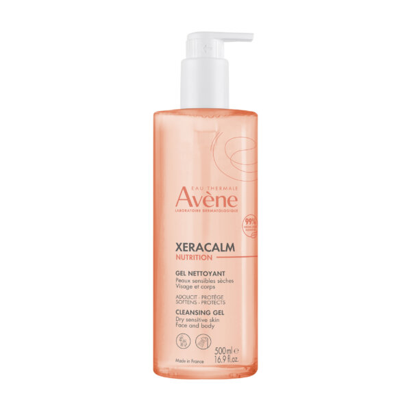 Avene XeraCalm Nutrition Cleansing Gel puhastusgeel 500 ml Avène XeraCalm Geel