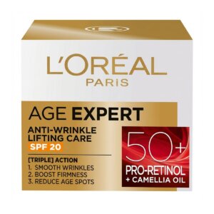 L´Oréal Age Specialist 50+ Anti-Wrinkle Lifting Day Cream SPF20 – Protivráskový krém pro zralou pleť 50 ml