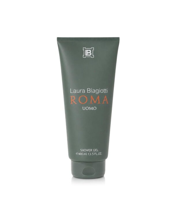 Laura Biagiotti Roma Uomo dušigeel 400 ml Roma Uomo Large Geel