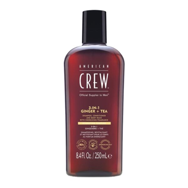 American Crew 3-IN-1 GINGER + TEA shampoo 250 ml