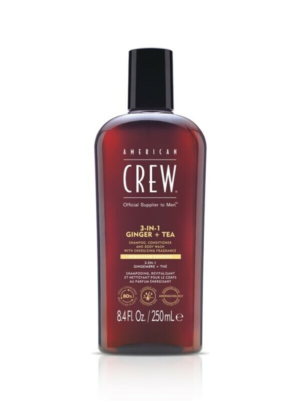 American Crew 3-IN-1 GINGER + TEA shampoo 250 ml
