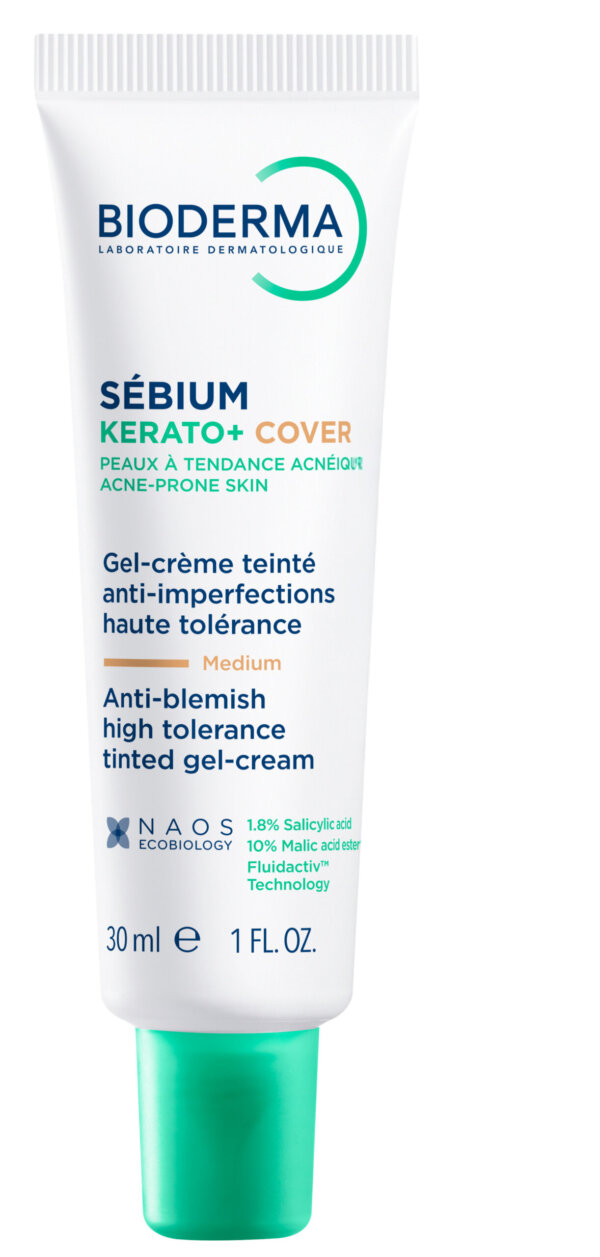 Bioderma Sébium Kerato+ Cover Anti-Blemish Tinted Gel-Cream BB-kreem 30 ml Sébium Kerato+ Cover Kreem