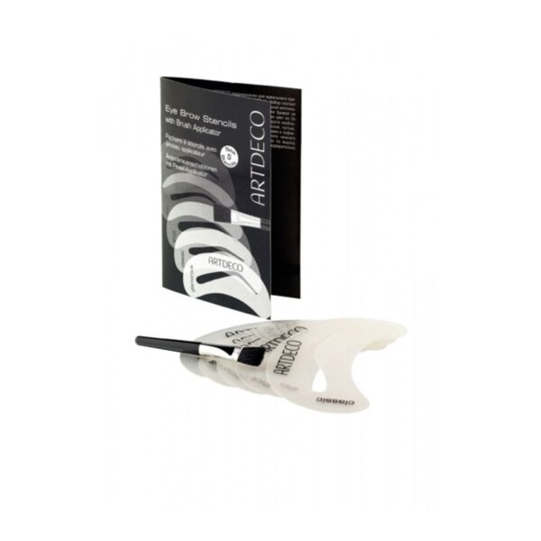 Artdeco Eye Brow Stencils With Brush