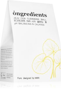 Ongredients Jeju Cica Cleansing Ball