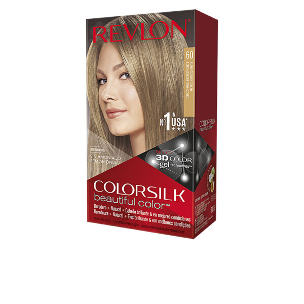 COLORSILK tinte #60-rubio oscuro cenizo 1 u Revlon Colorsilk juuksevärv toon 60
