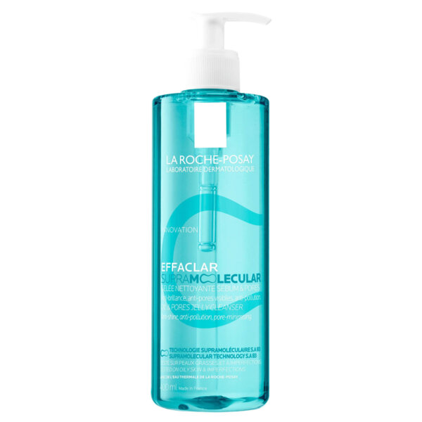 EFFACLAR supramolecular pore and sebum cleansing gel 400 ml La Roche Posay Geel