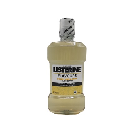 FLAVORS FRESH LIME & MINT mouthwash 500 ml Listerine Puhastusvahend