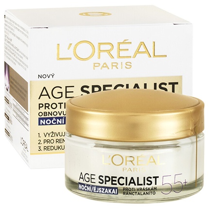 Night Wrinkle Cream Age 55+ Specialist 50 ml Night Kreem