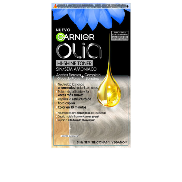 OLIA neutralizador tono sin amoniaco cabello mechas-aclarado #rubio ceniza 1 u Garnier Juuksehooldustoode