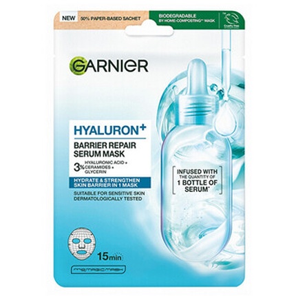 Garnier Hyaluron+ Barrier Repair Serum Mask Garnier Hyaluron+ Barrier Repair Serum Mask