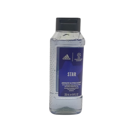 Adidas Men UEFA Champion League Star dušigeel 250 ml Adidas Men UEFA Champion League dušigeel