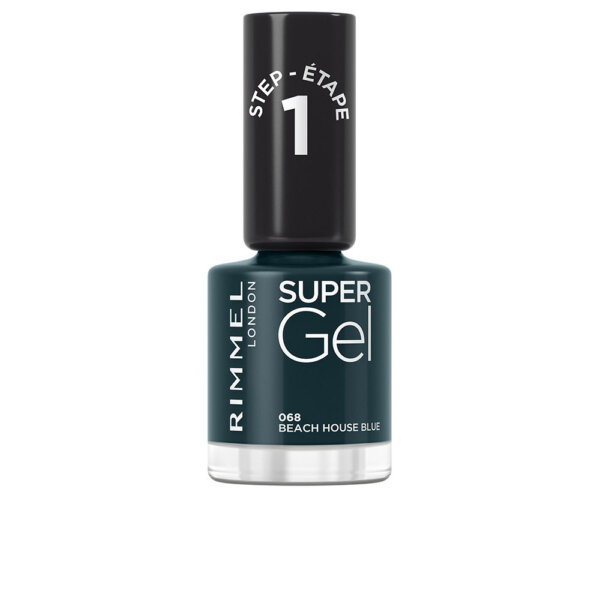 SUPER GEL nail polish #068-beach house blue 12 ml Rimmel London Geel